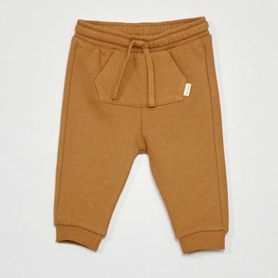 Pantalon de jogging en molleton Marron