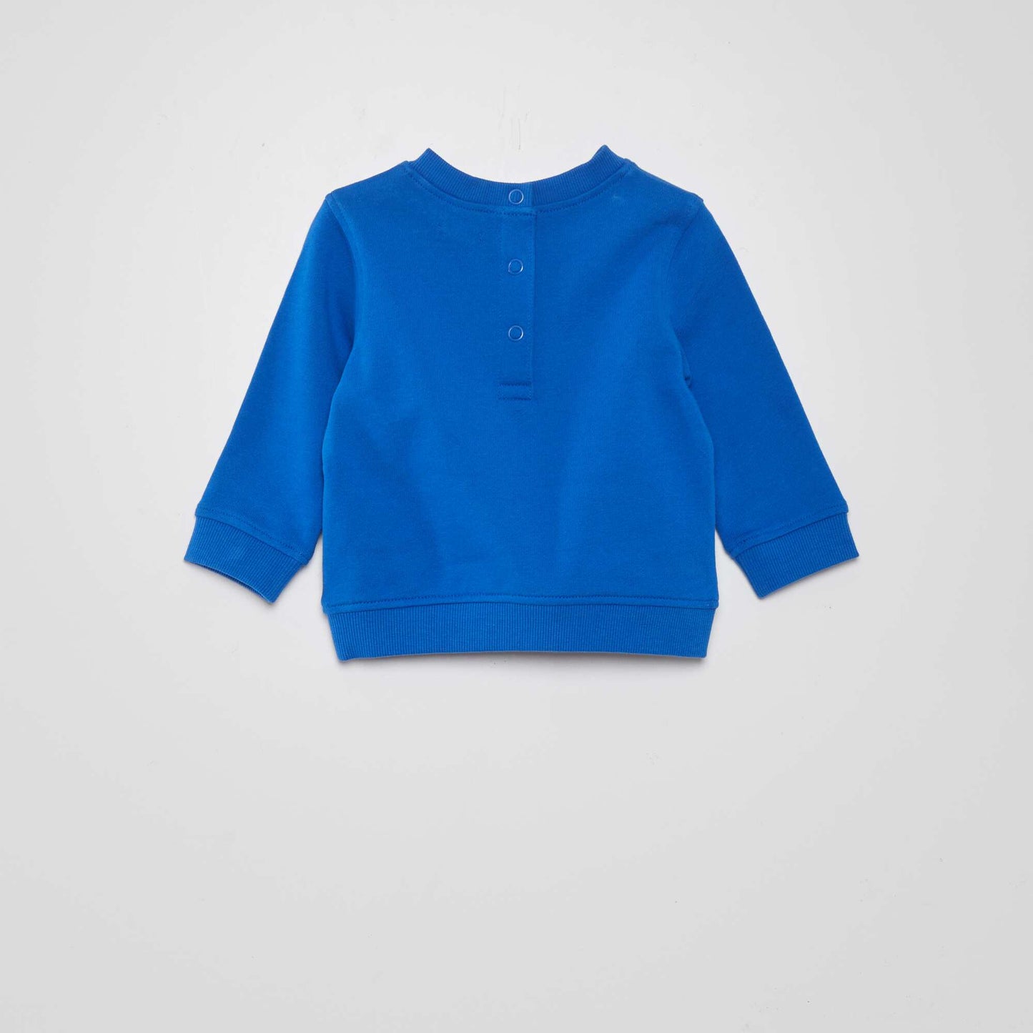 Sweat en molleton fin Bleu électrique