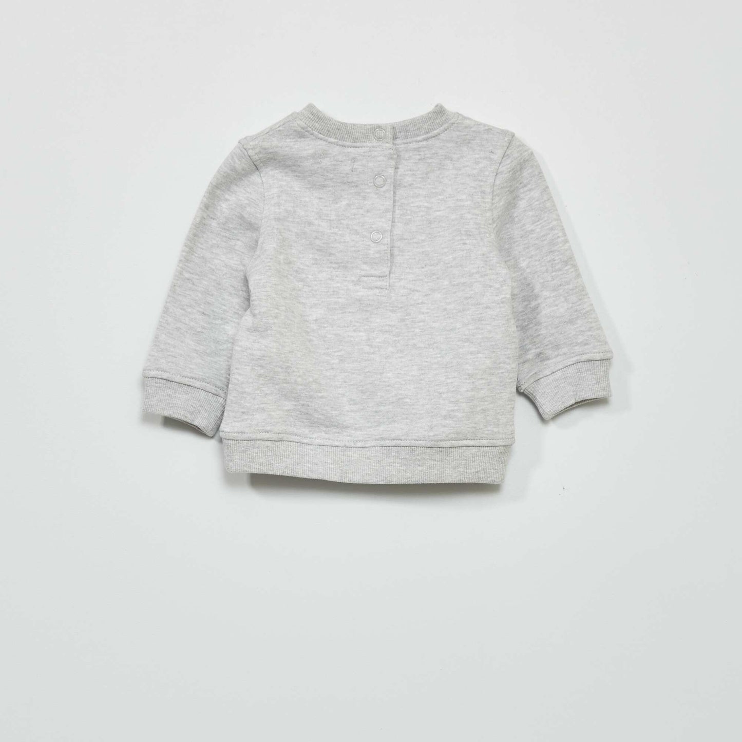Sweat en molleton fin Gris