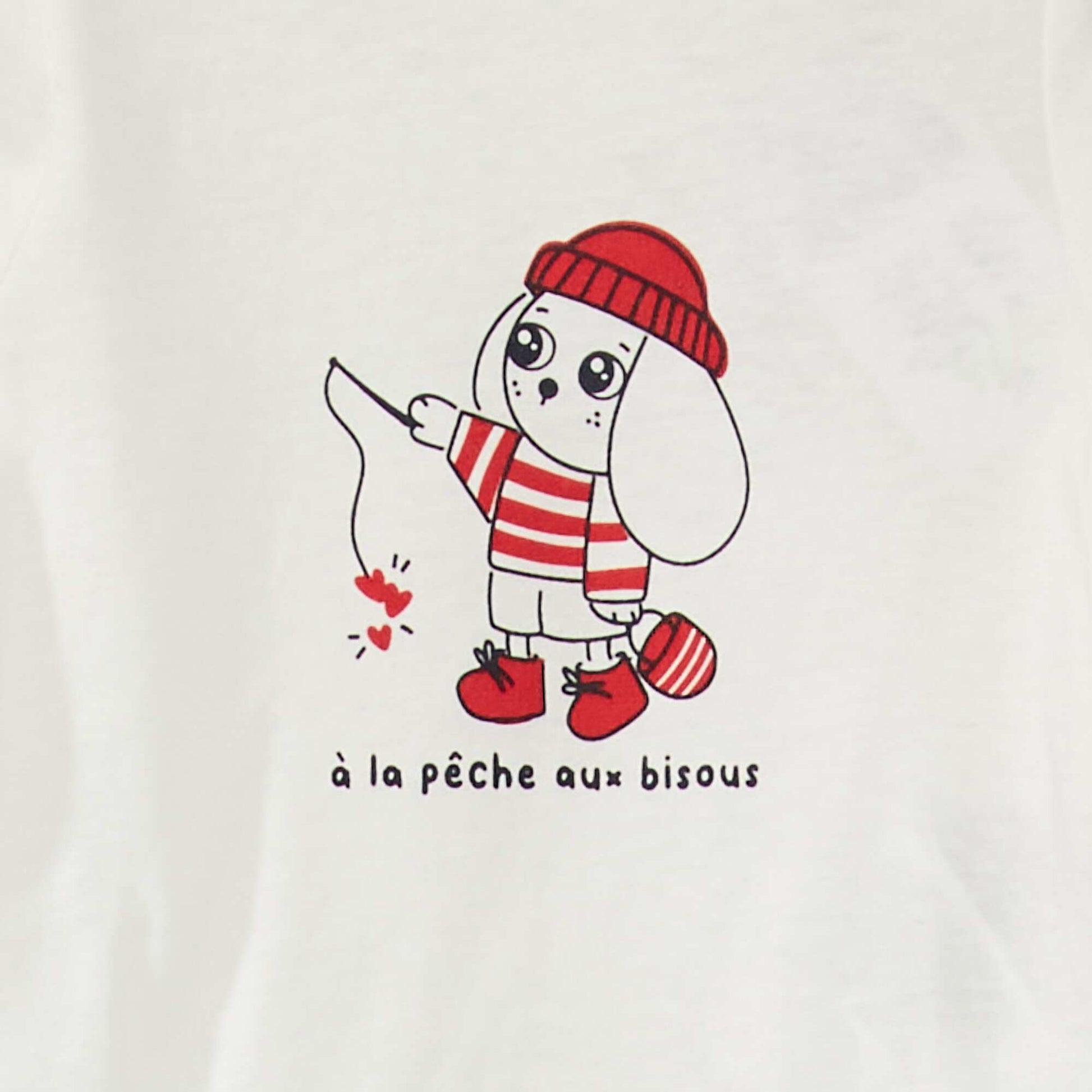 T-shirt manches longues imprim Blanc