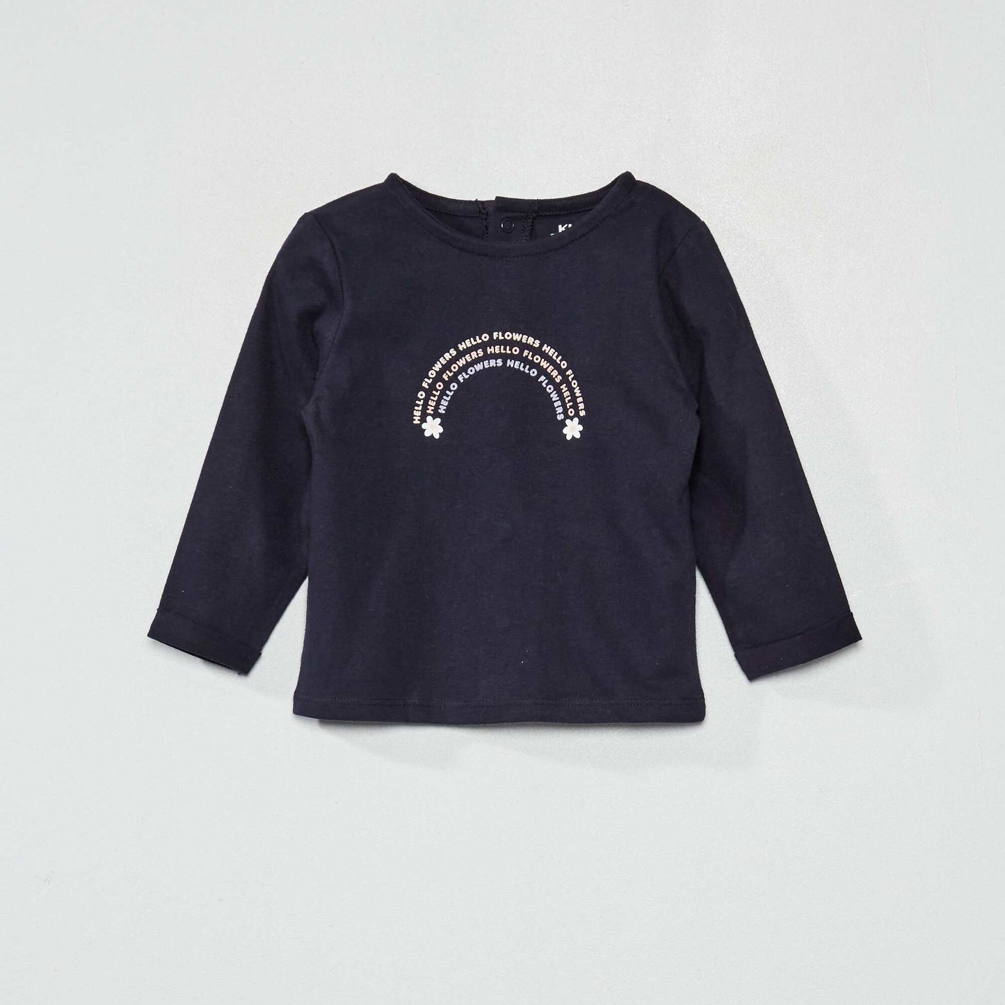 T-shirt en coton Bleu