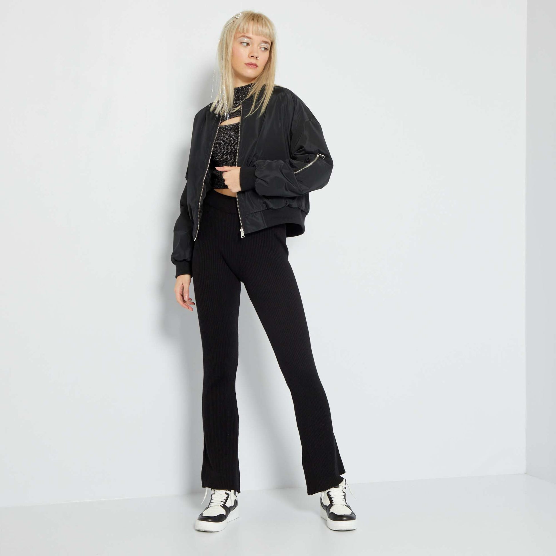 Veste bombers noir
