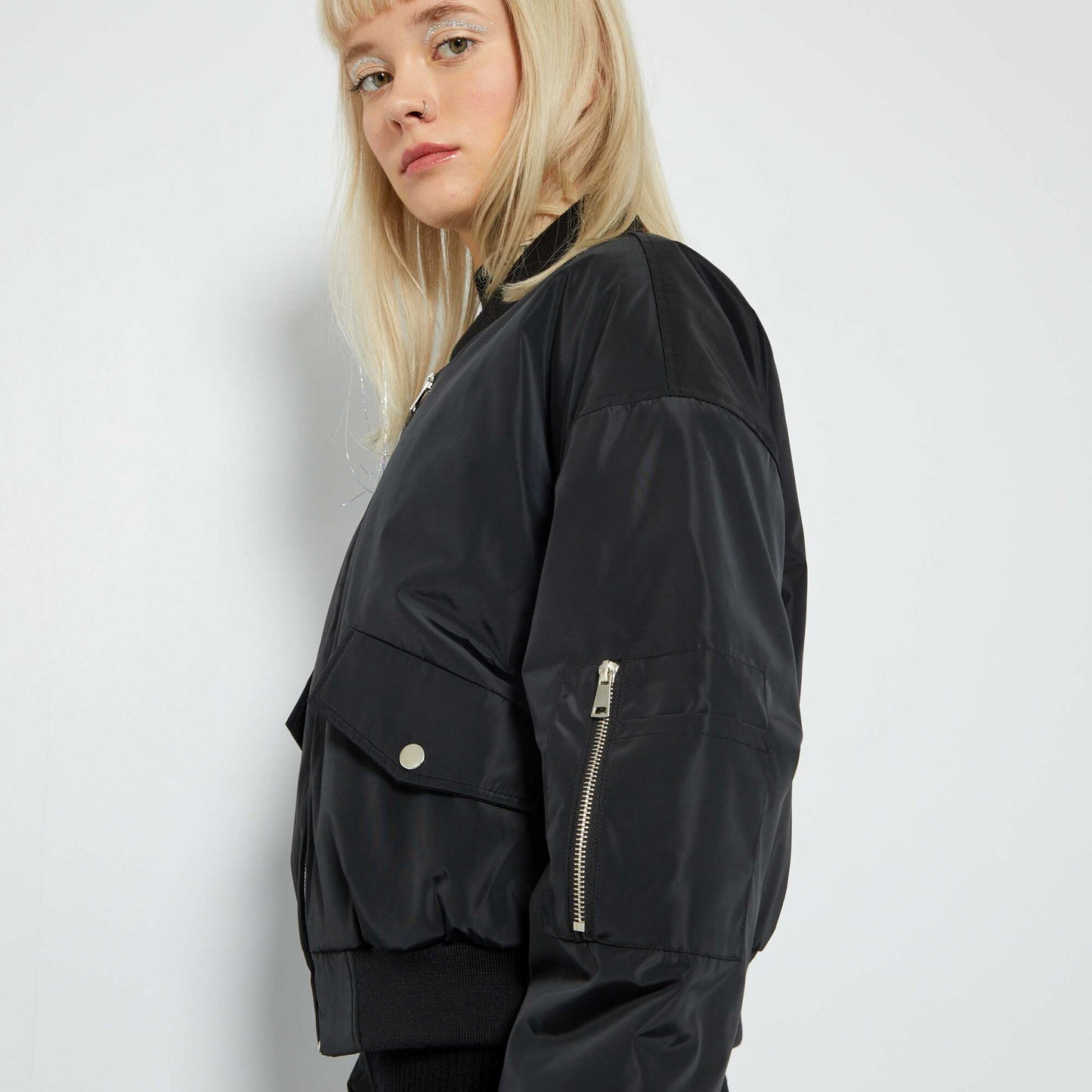 Veste bombers noir