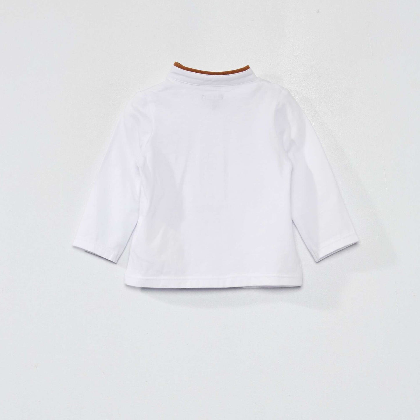 Ensemble - salopette + t-shirt Marron/blanc