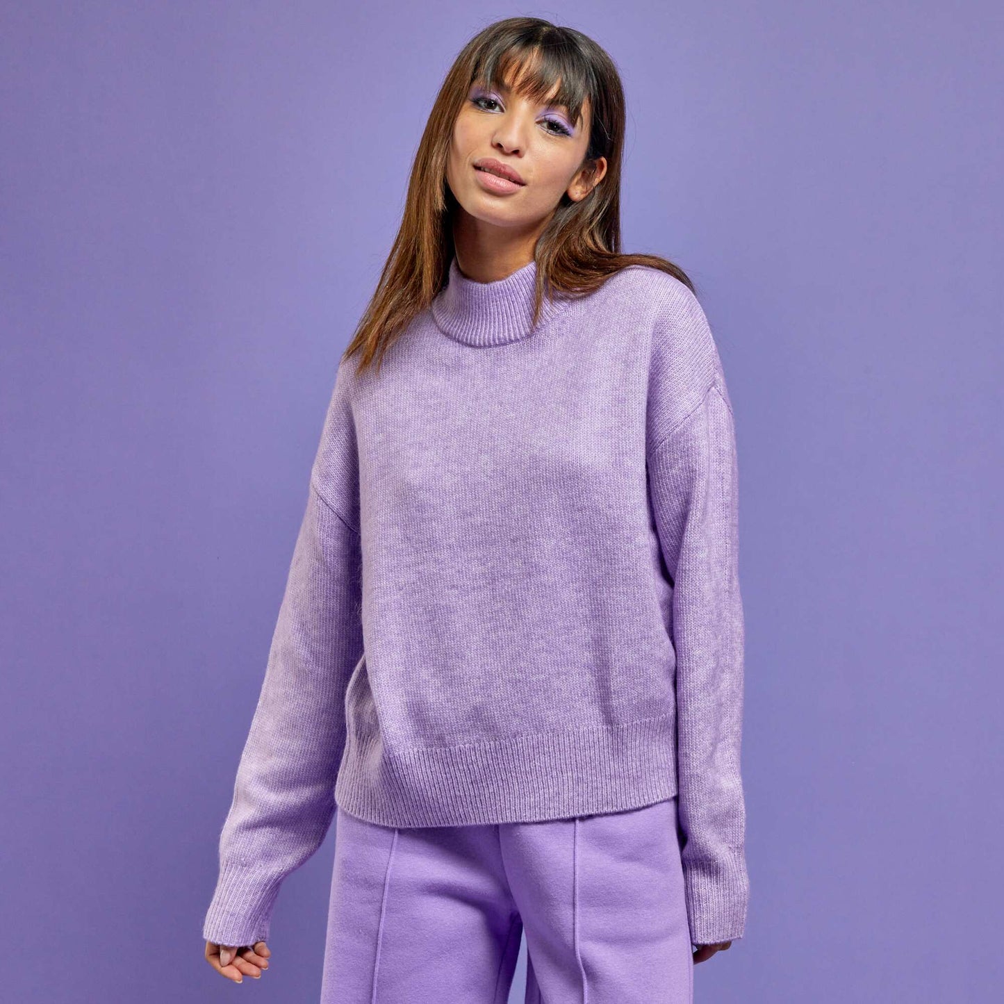Pull maille tricot VIOLET