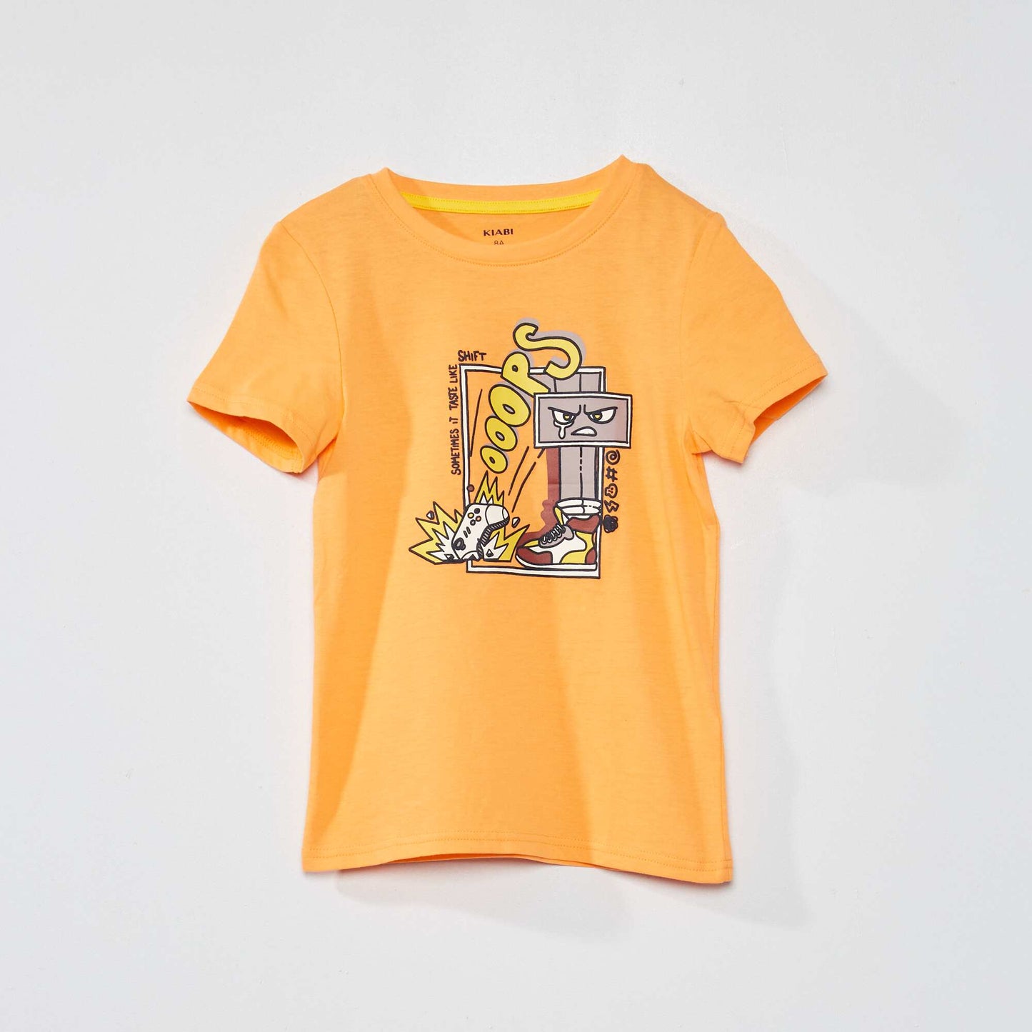 Tee-shirt imprim Orange
