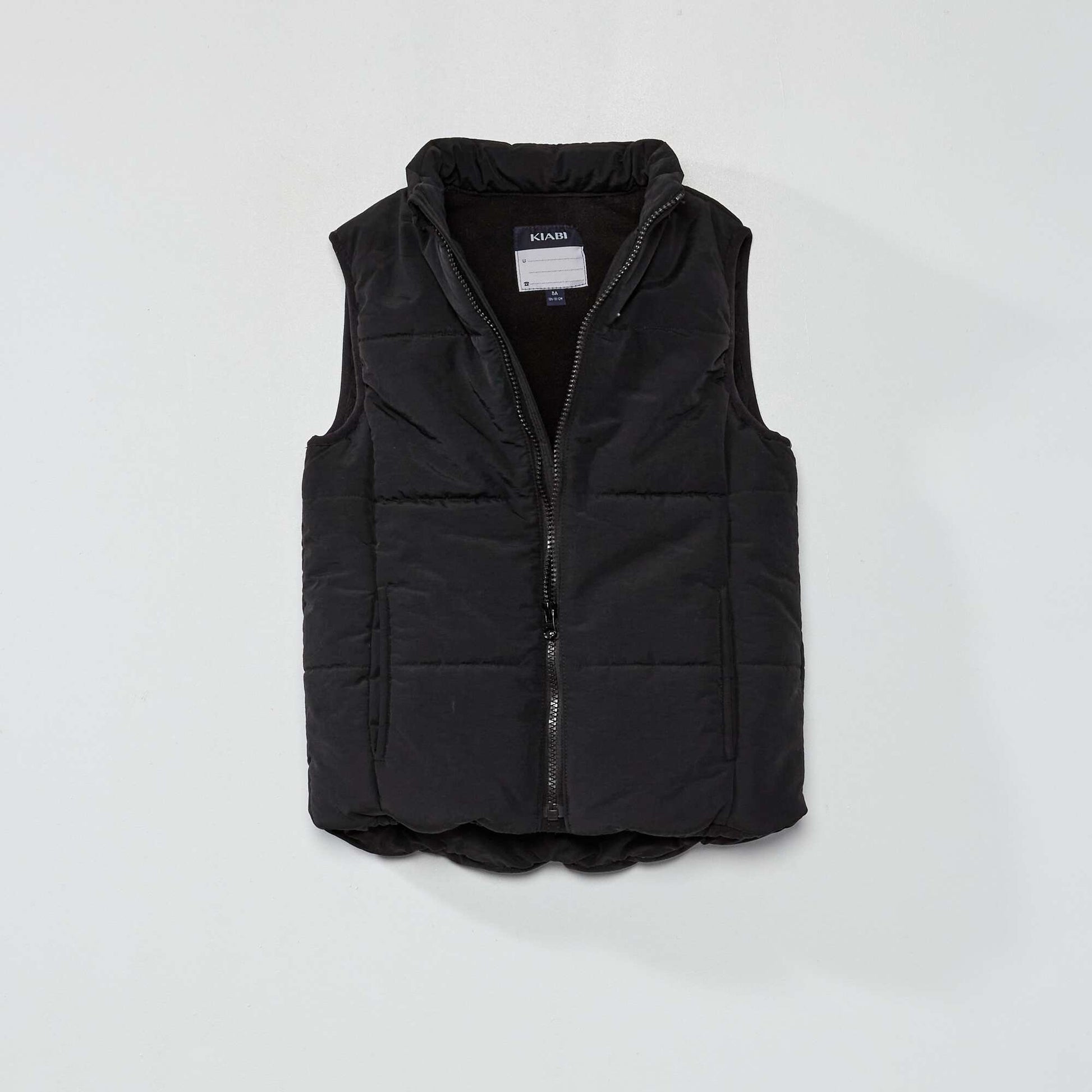 Doudoune matelass e sans manches noir