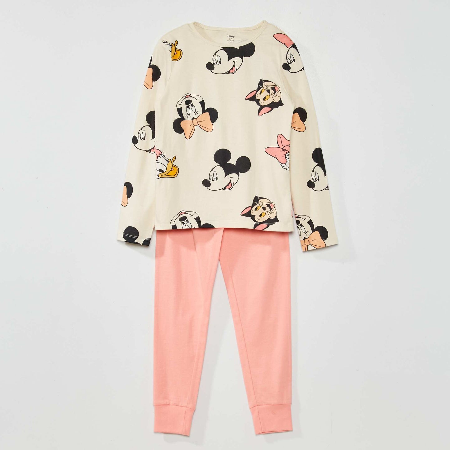 Pyjama long 'Disney' en jersey - 2 pièces Rose
