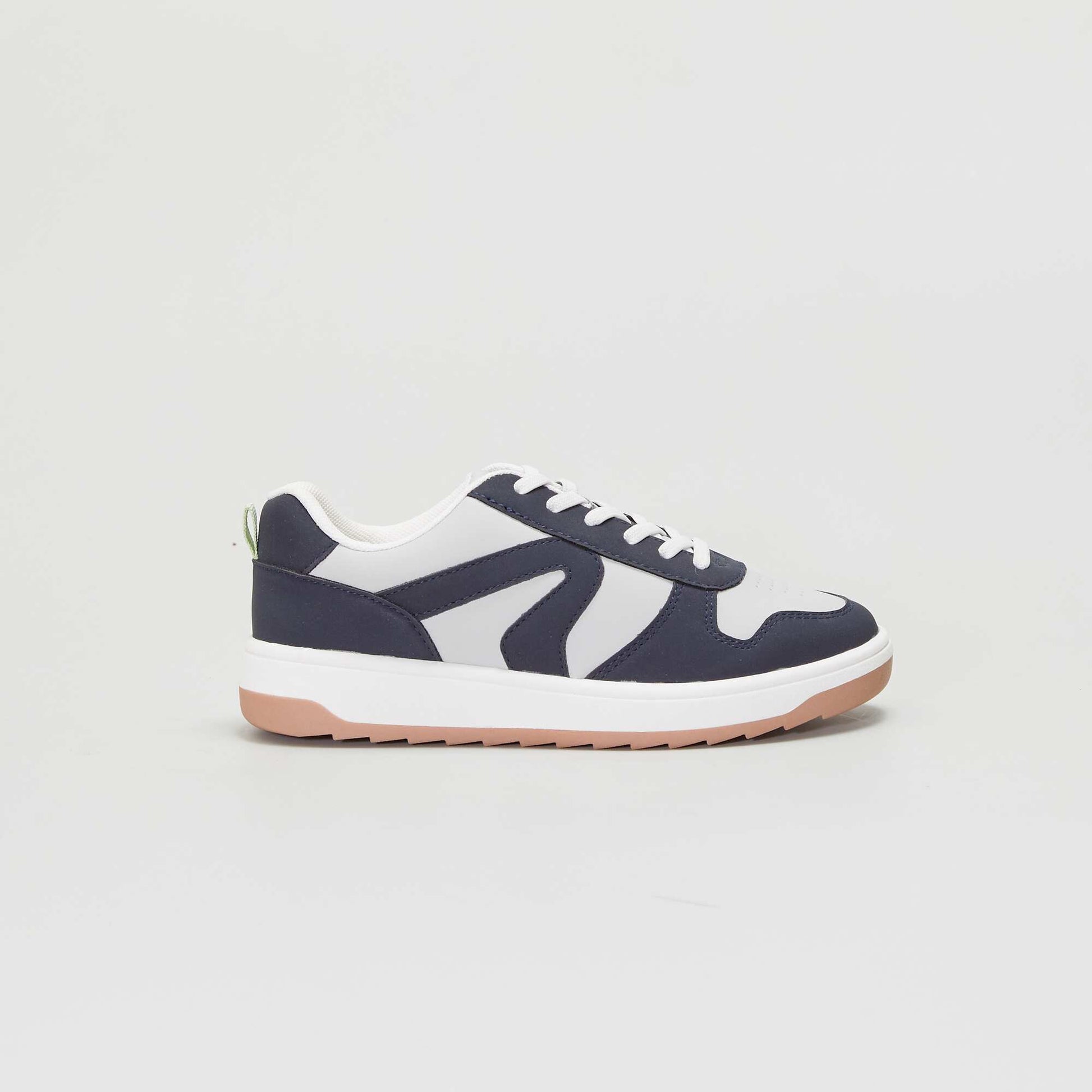 Baskets basses tricolore - Mixtes Bleu