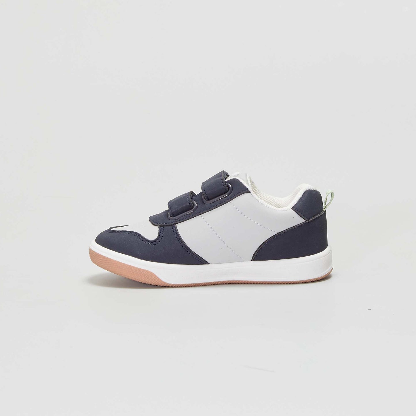 Baskets tricolore scratchs - Mixtes Bleu