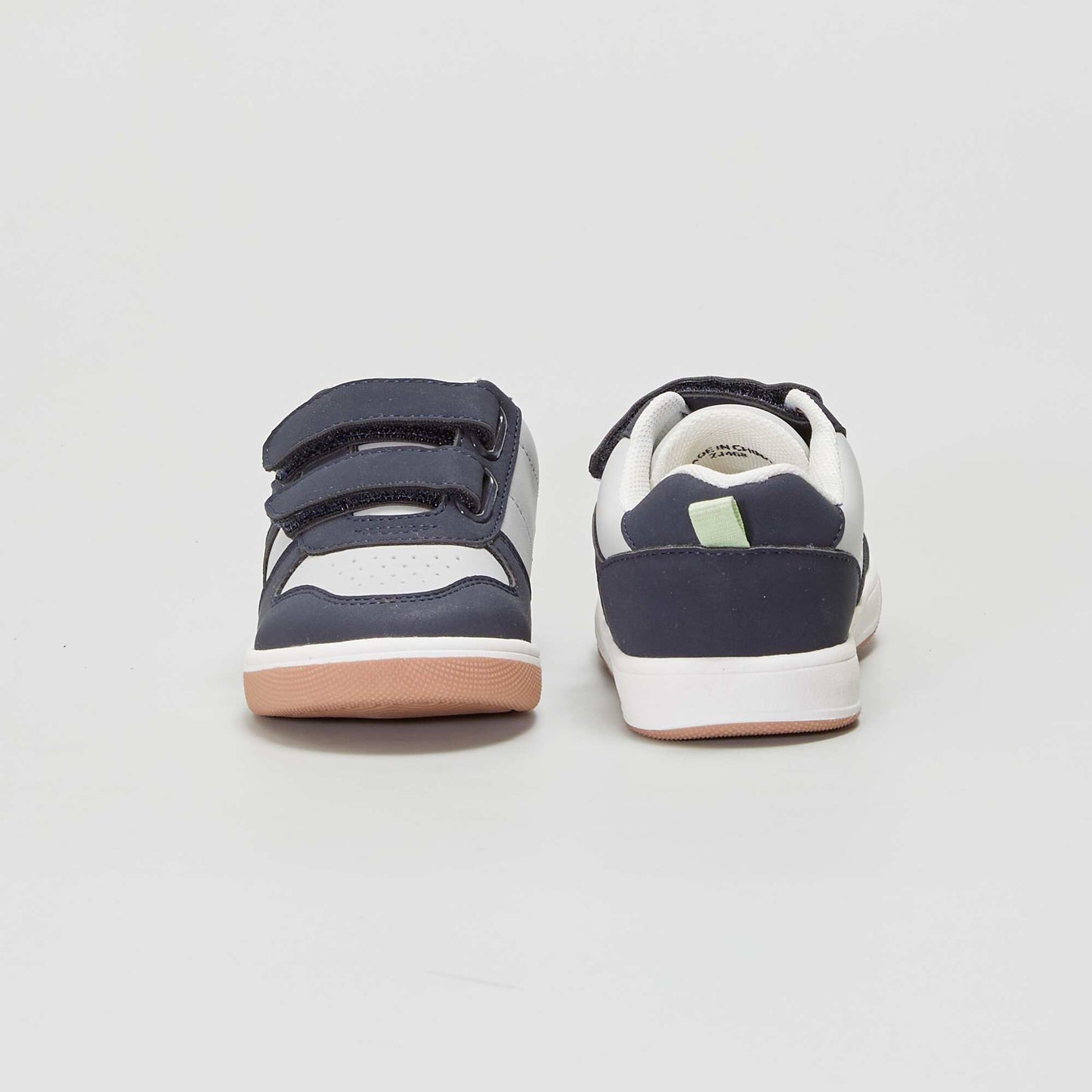 Baskets tricolore scratchs - Mixtes Bleu