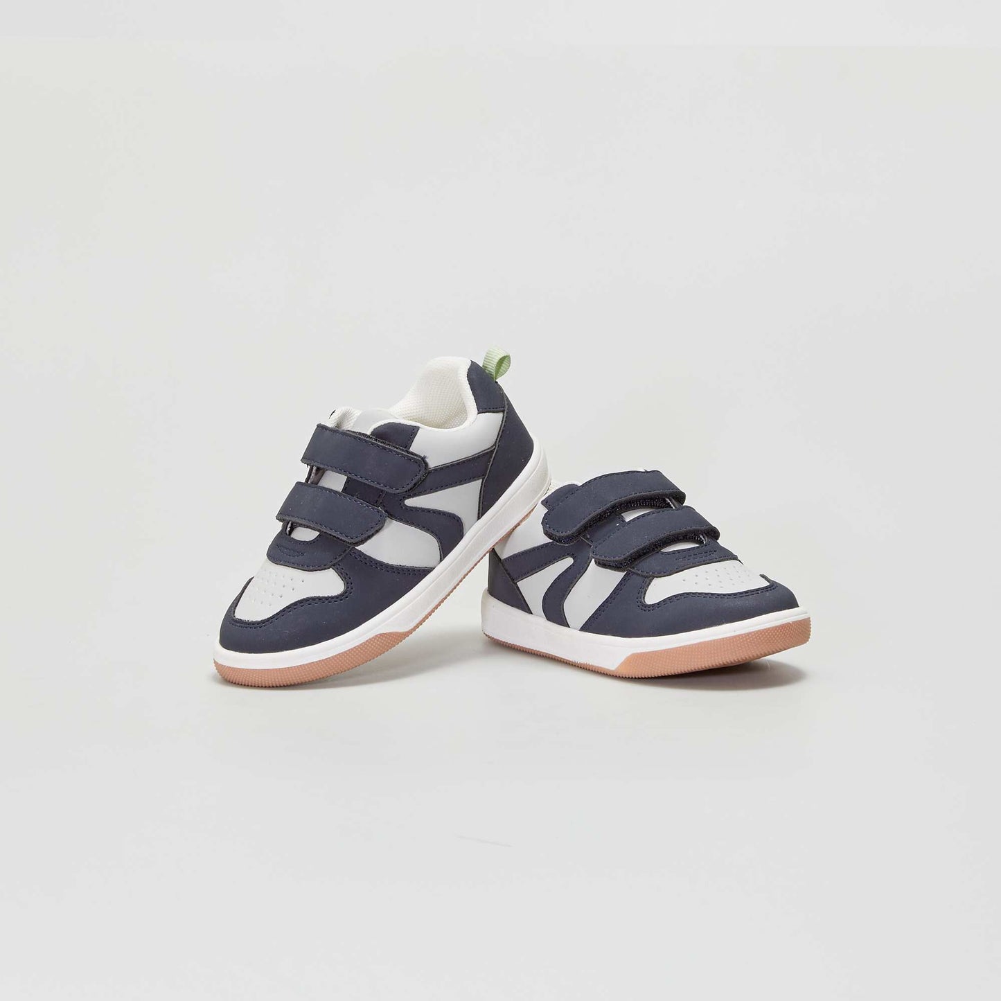 Baskets tricolore scratchs - Mixtes Bleu