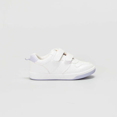 Baskets de ville scratchs Violet