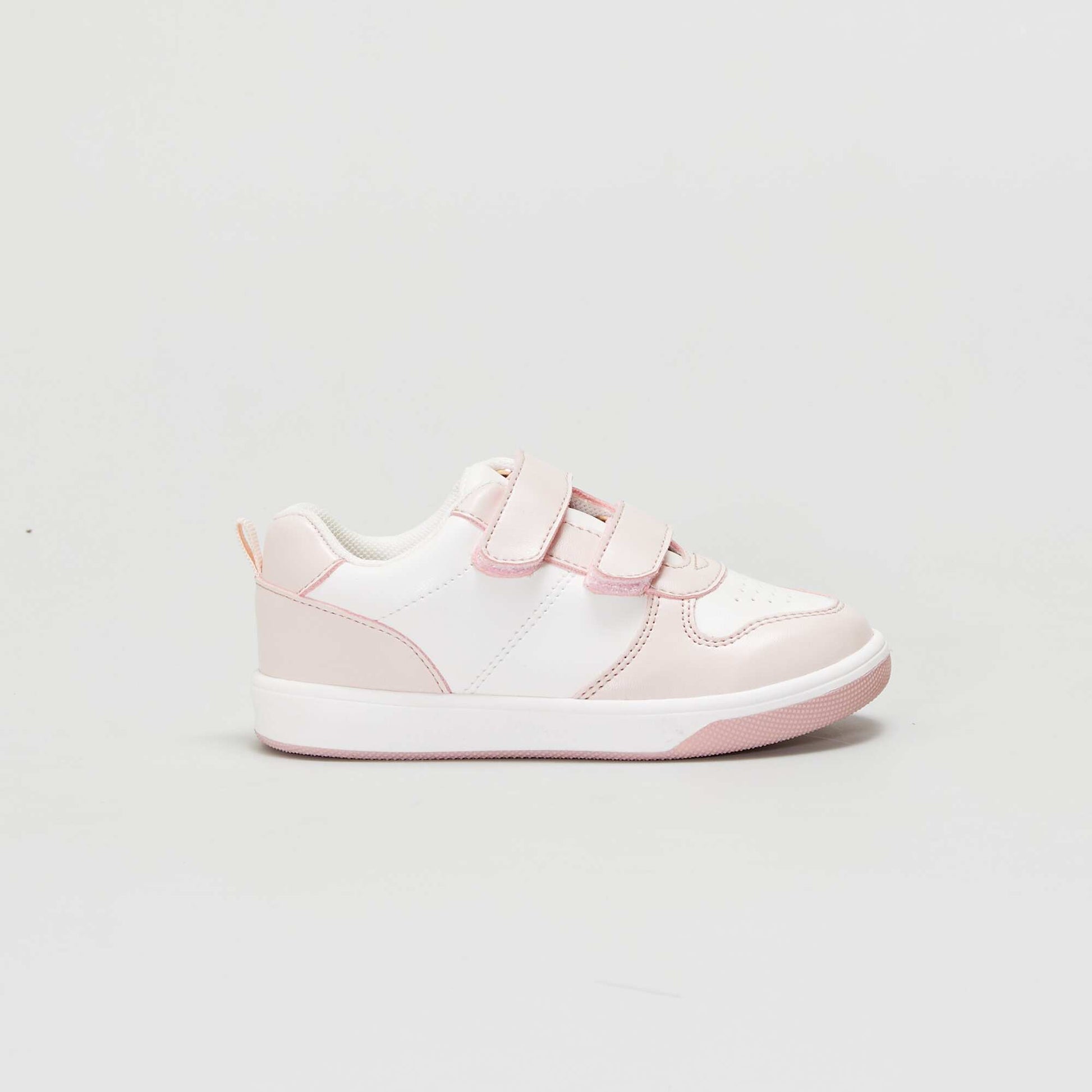 Baskets de ville scratchs Rose
