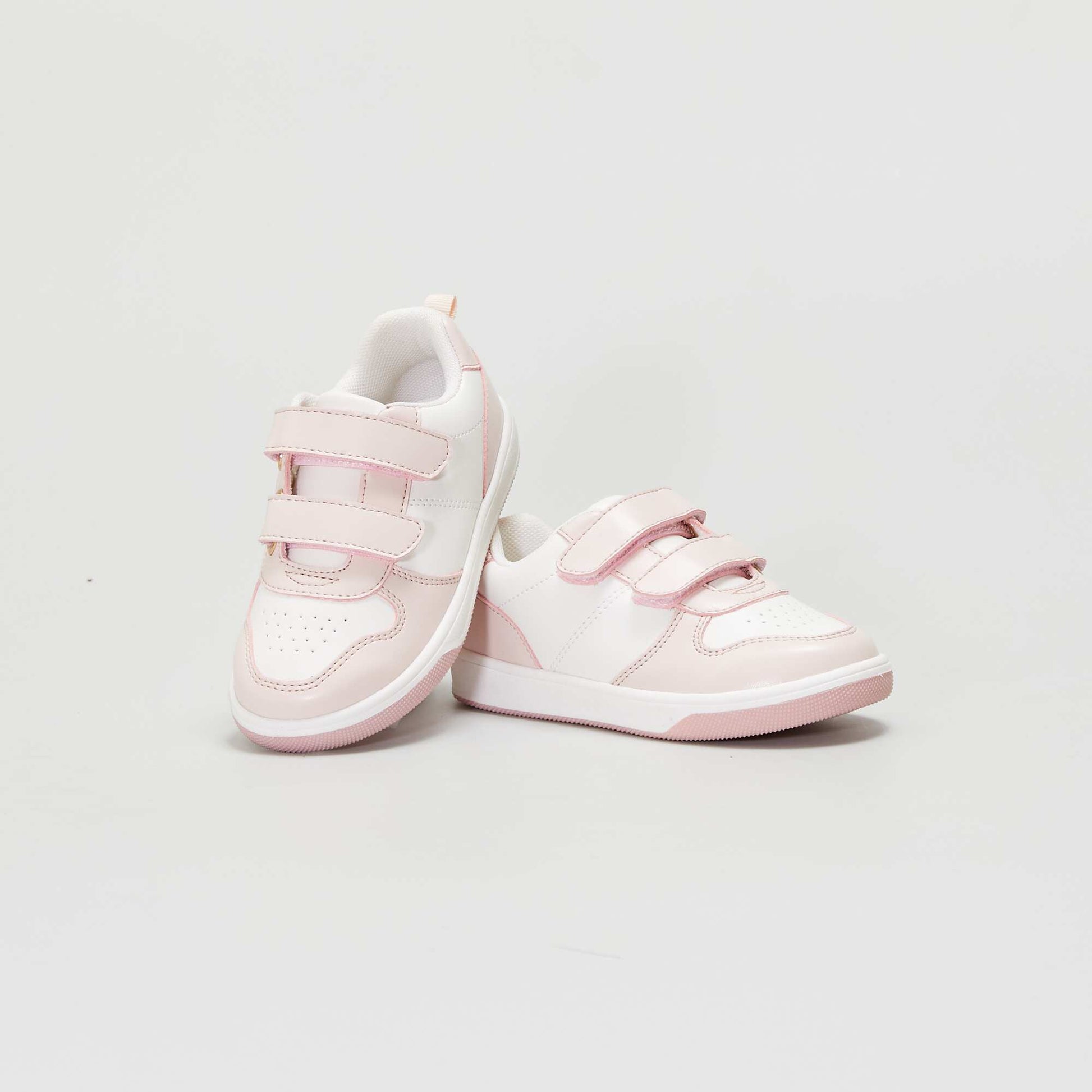 Baskets de ville scratchs Rose