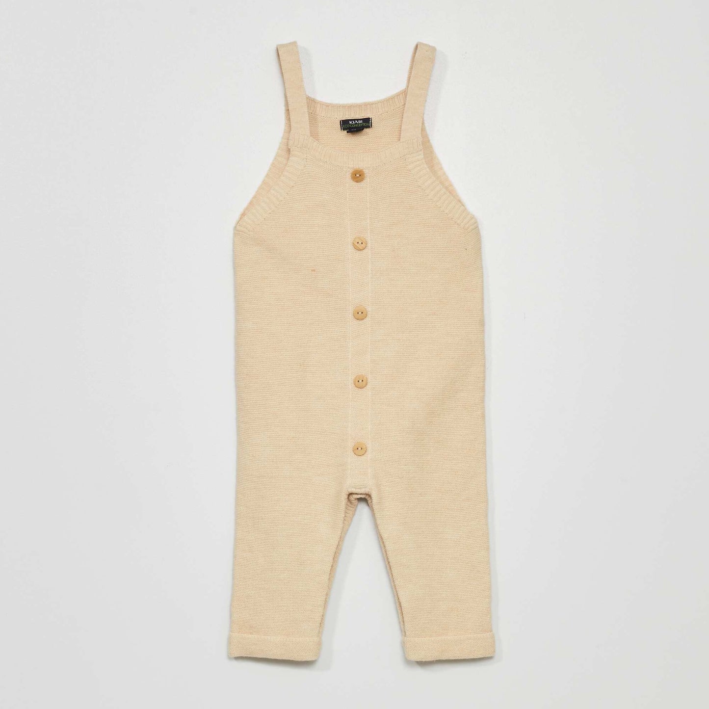 Ensemble salopette + body Blanc