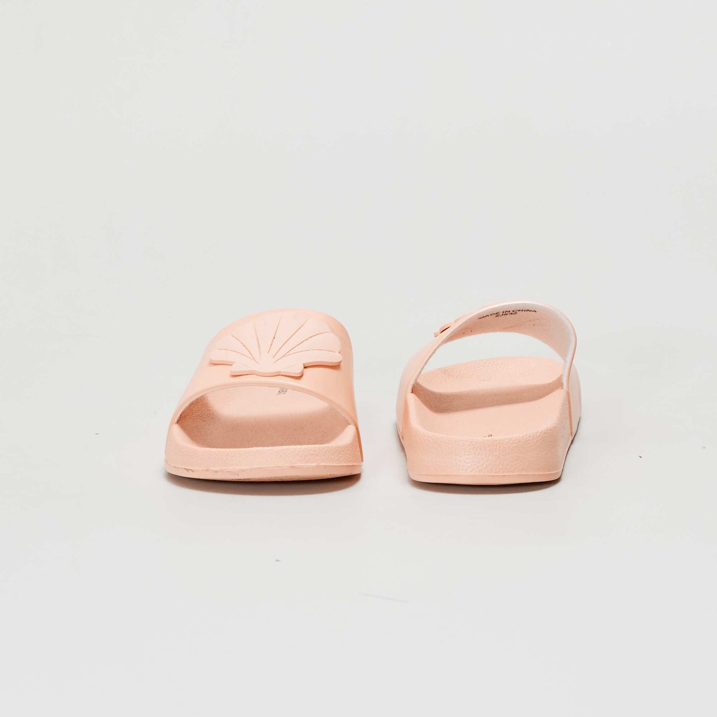 Sandales en plastique 'coquillage' Rose