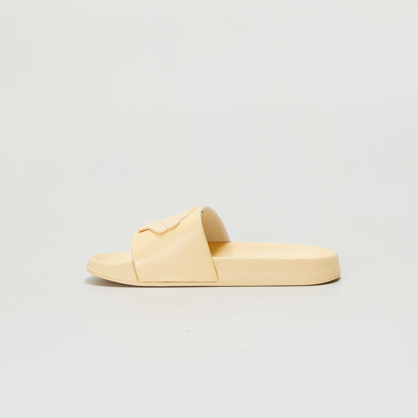 Sandales en plastique 'coquillage' Jaune