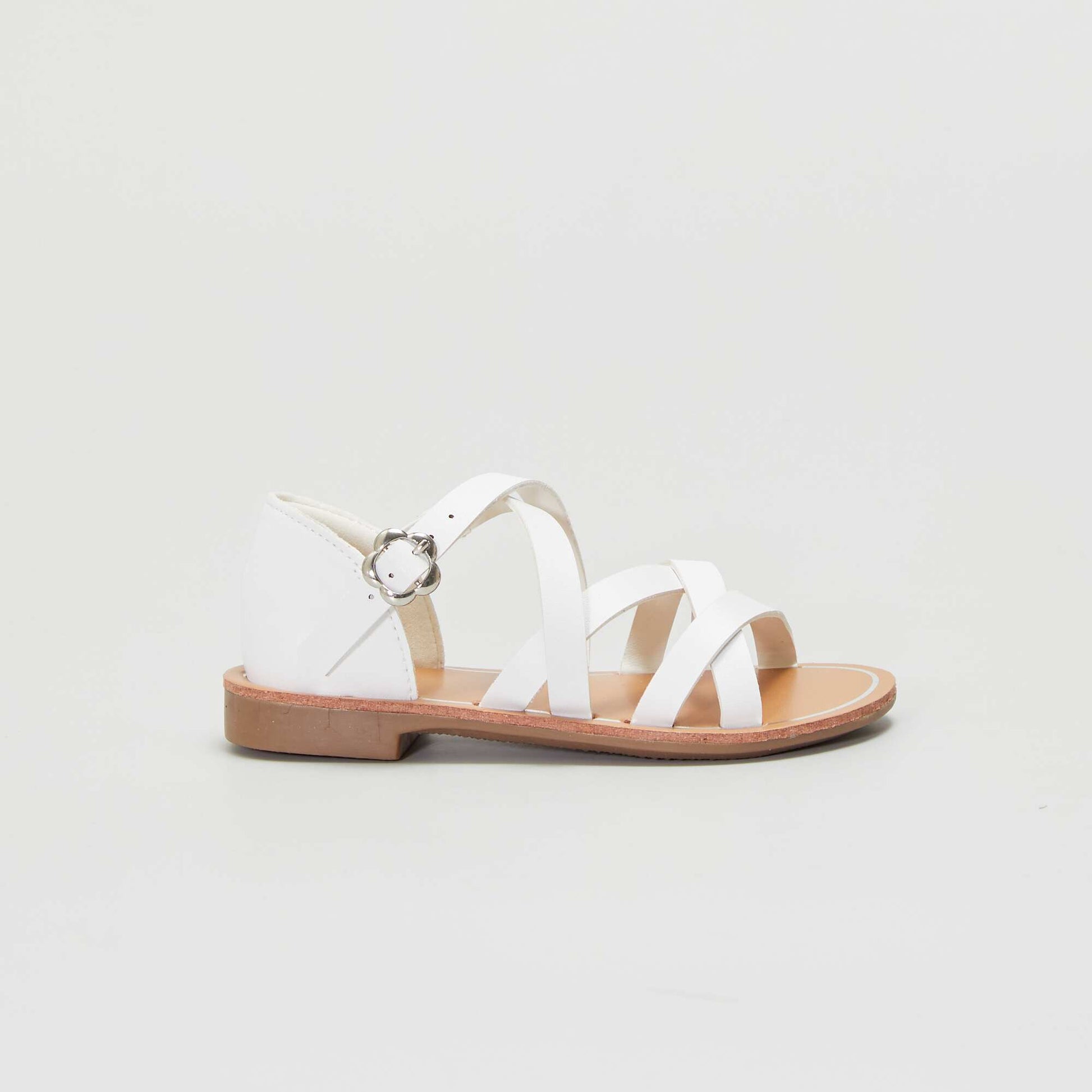 Sandales brides Blanc