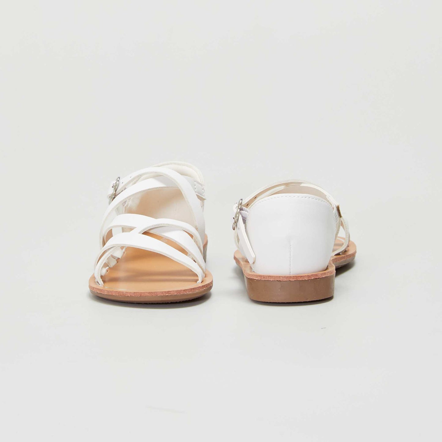 Sandales brides Blanc