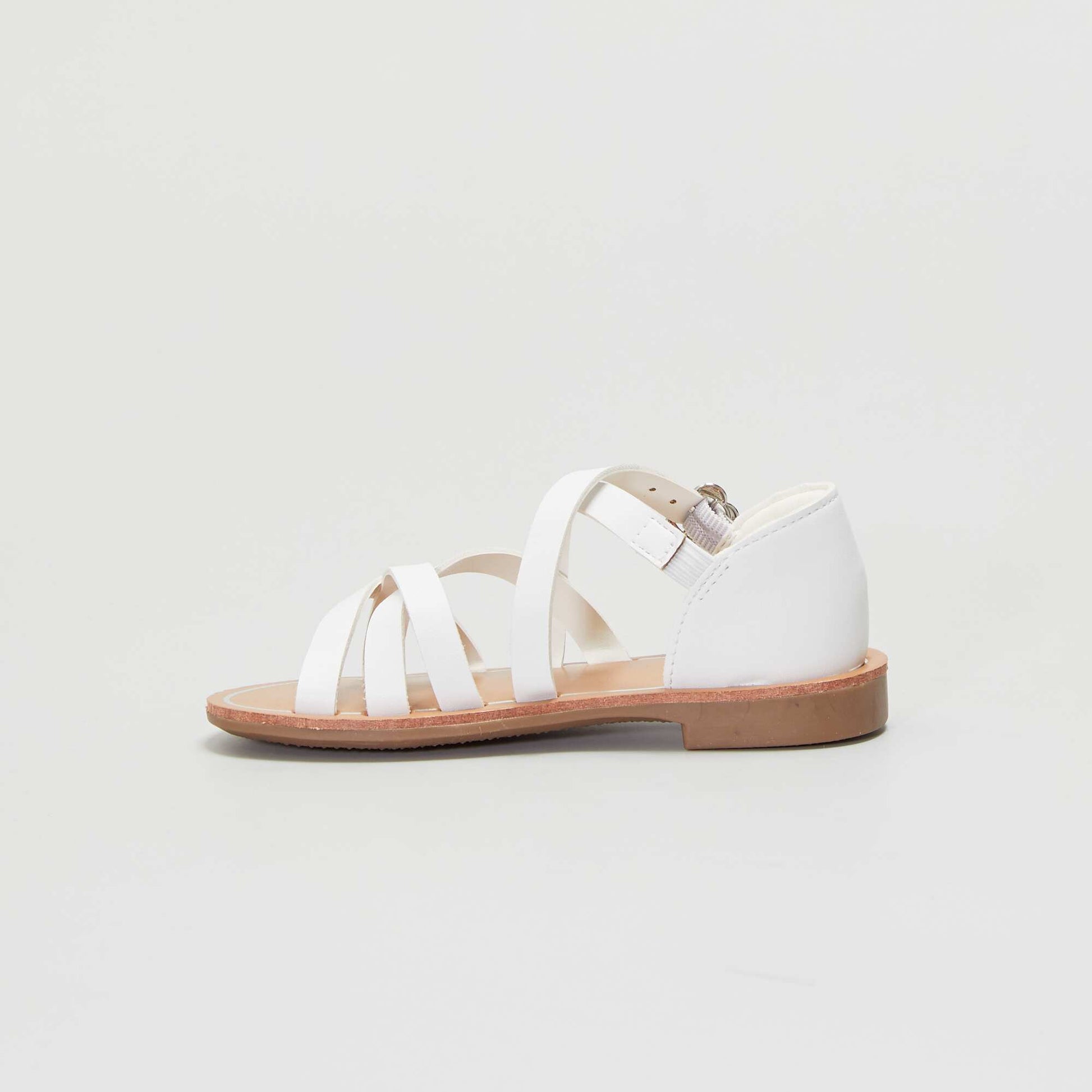 Sandales brides Blanc
