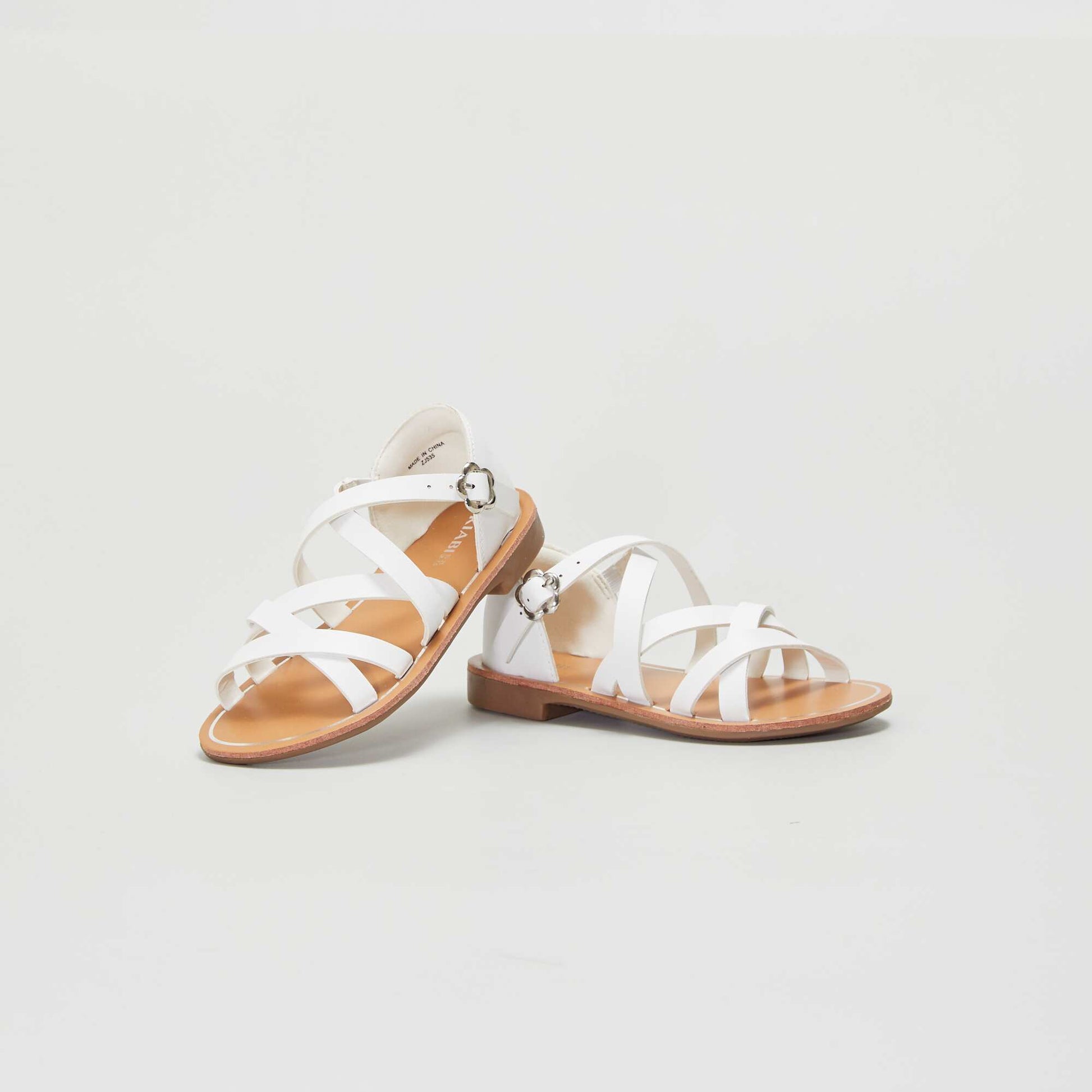 Sandales brides Blanc