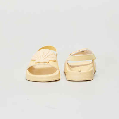 Sandales en plastique Jaune