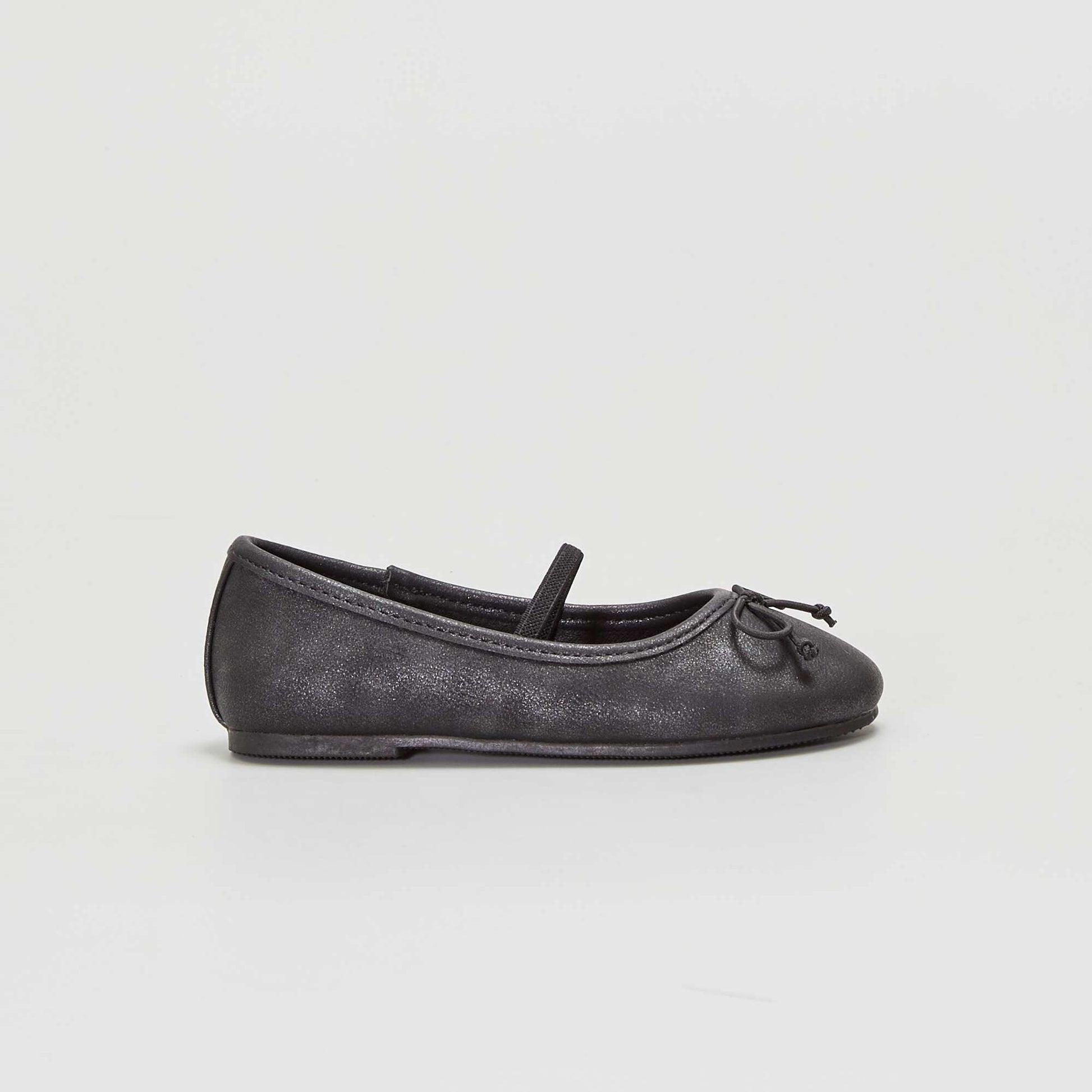 Ballerines avec n uds fantaisie Noir