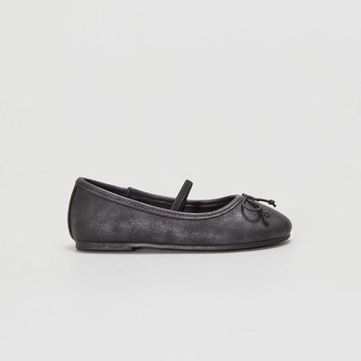 Ballerines avec n uds fantaisie Noir
