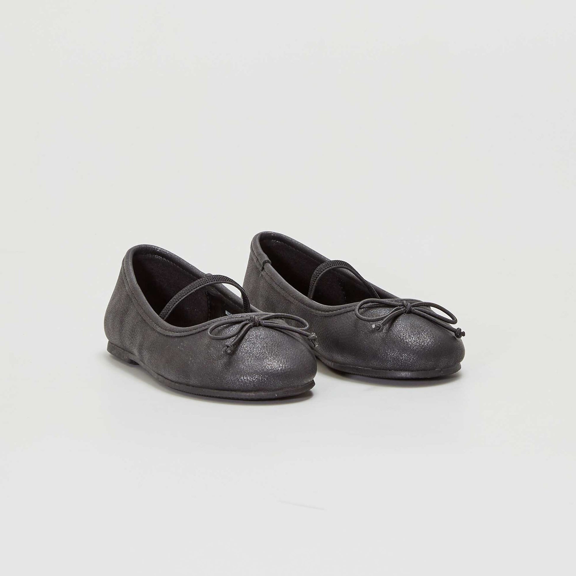 Ballerines avec n uds fantaisie Noir