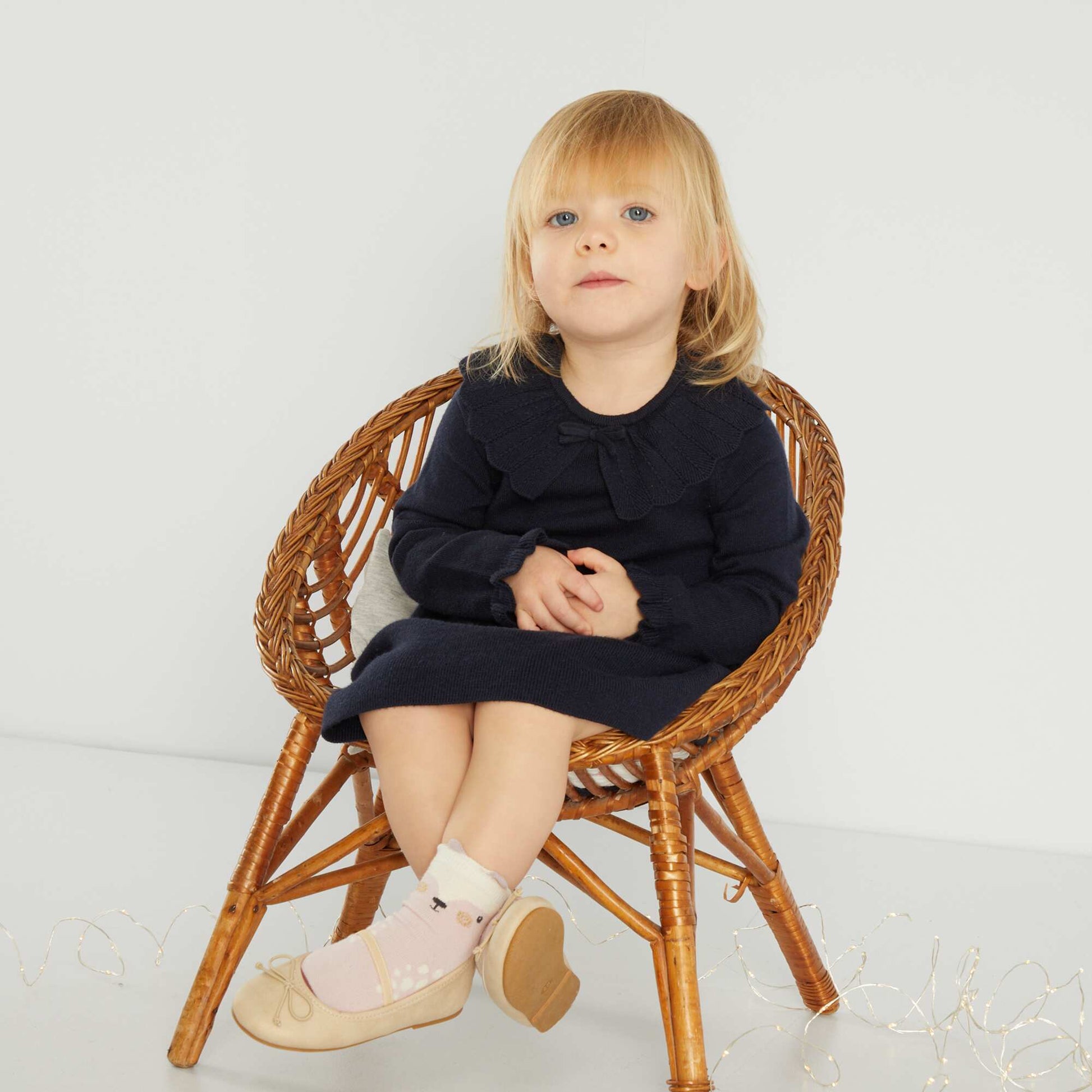 Ballerines avec n uds fantaisie Beige