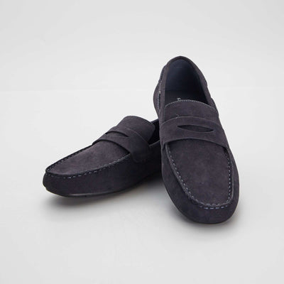 Mocassins en su dine Bleu