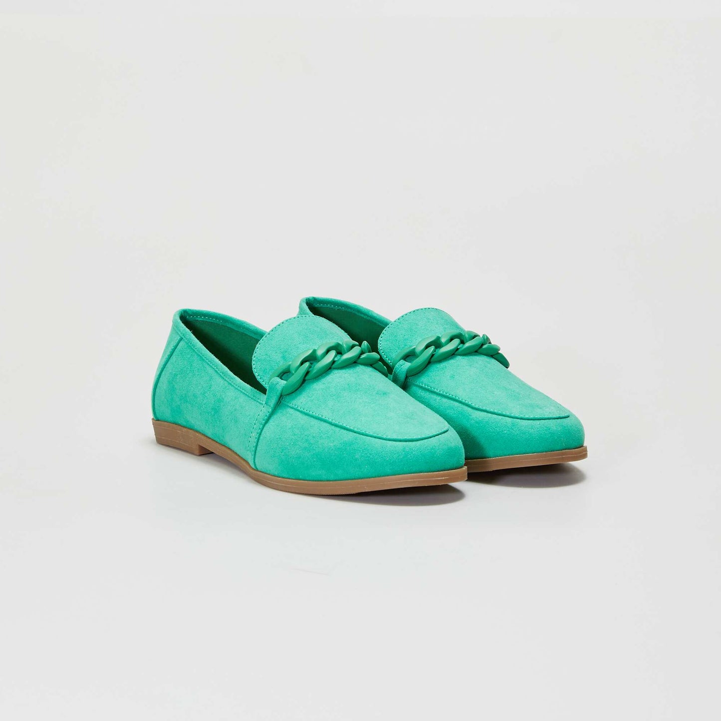 Mocassins en su dine color s Vert