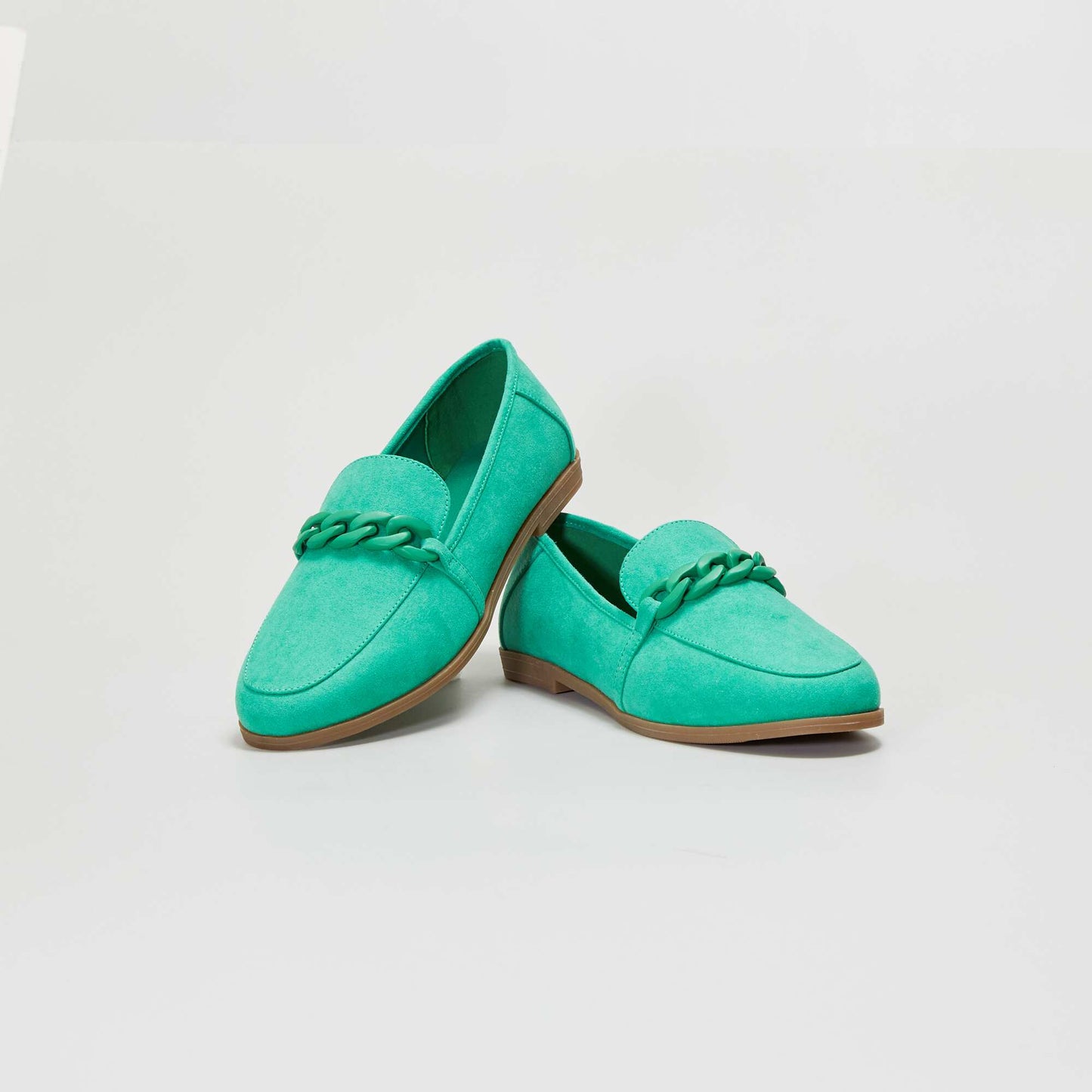 Mocassins en su dine color s Vert