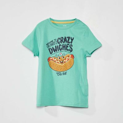 Tee-shirt en coton Vert