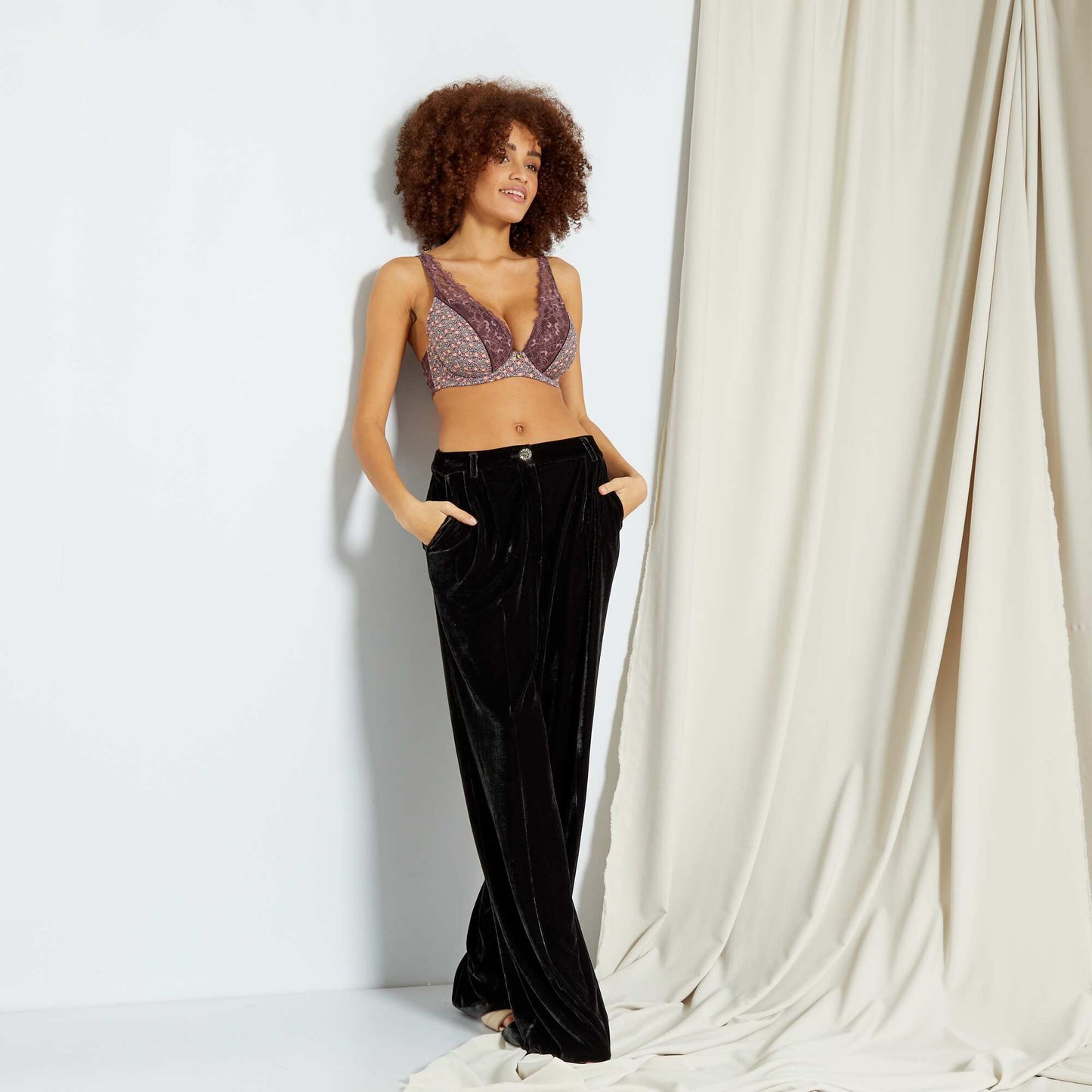 Soutien-gorge ampliforme D&E violet