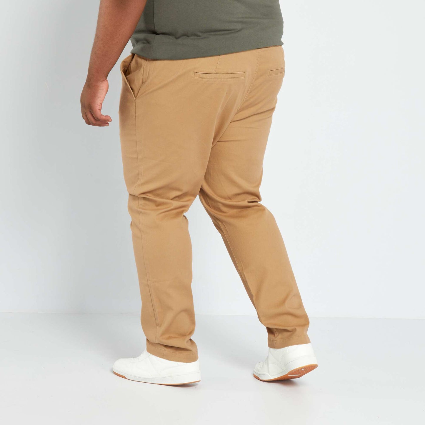 Pantalon chino slim Beige