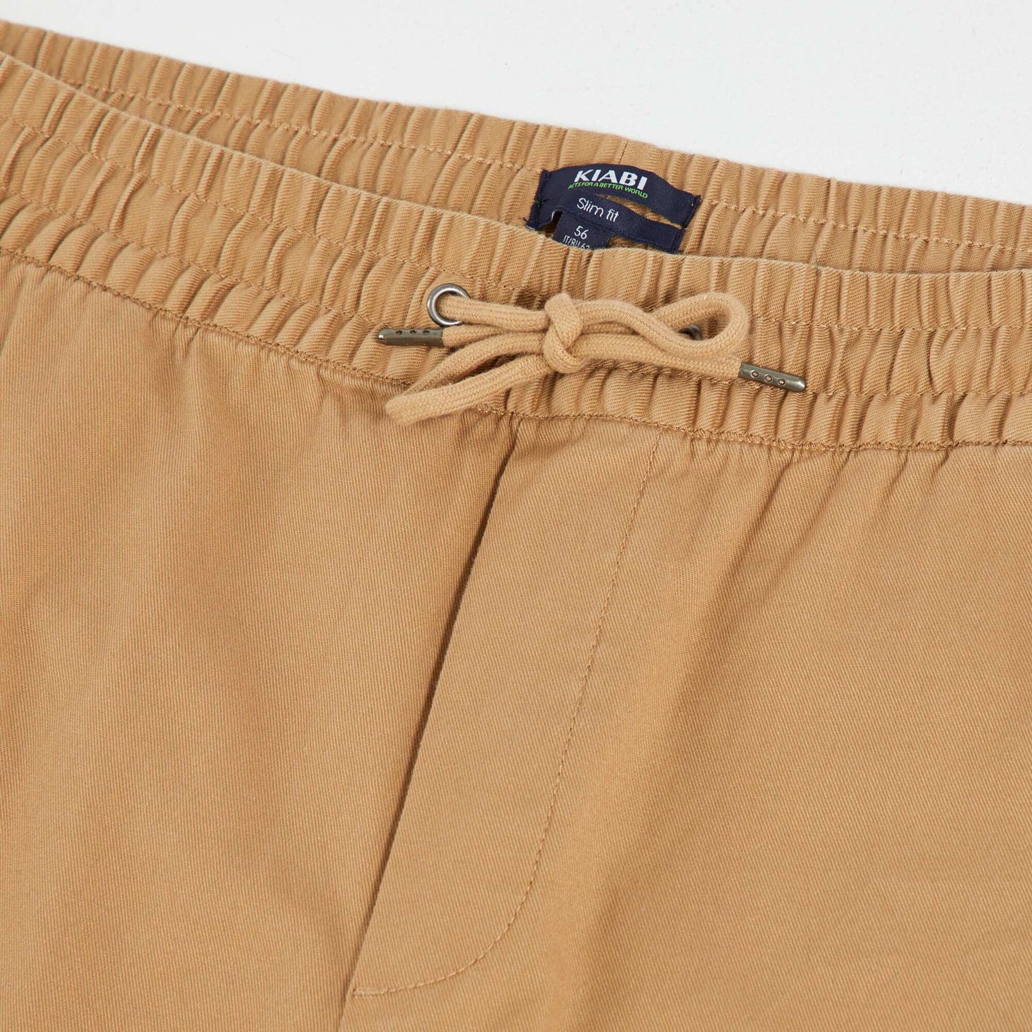 Pantalon chino slim Beige