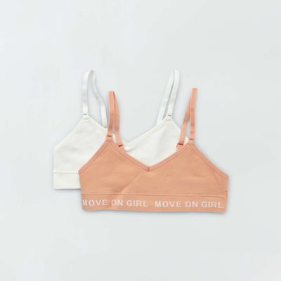 Lot de 2 brassi res Blanc/orange