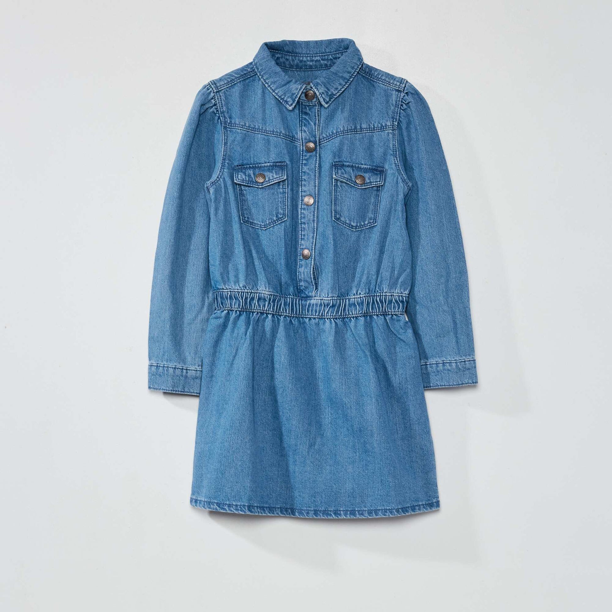 Robe en jean Bleu