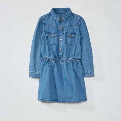 Robe en jean Bleu