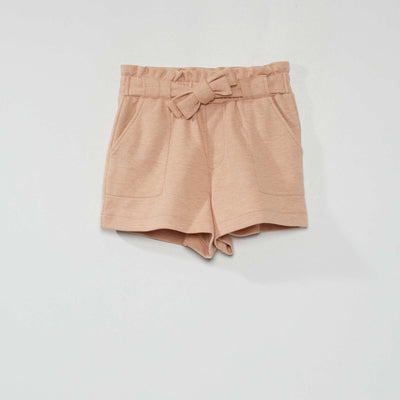 Short paperbag Beige