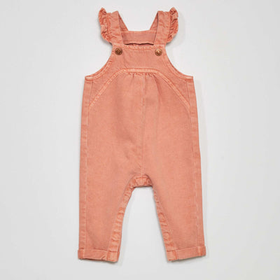 Salopette en jean Orange
