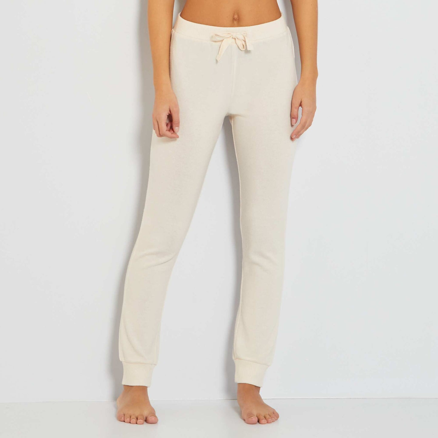 Pantalon de pyjama uni Blanc