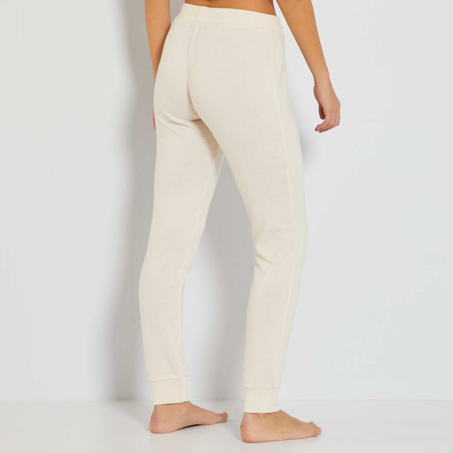 Pantalon de pyjama uni Blanc