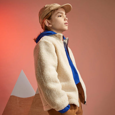 Sweat en sherpa Blanc