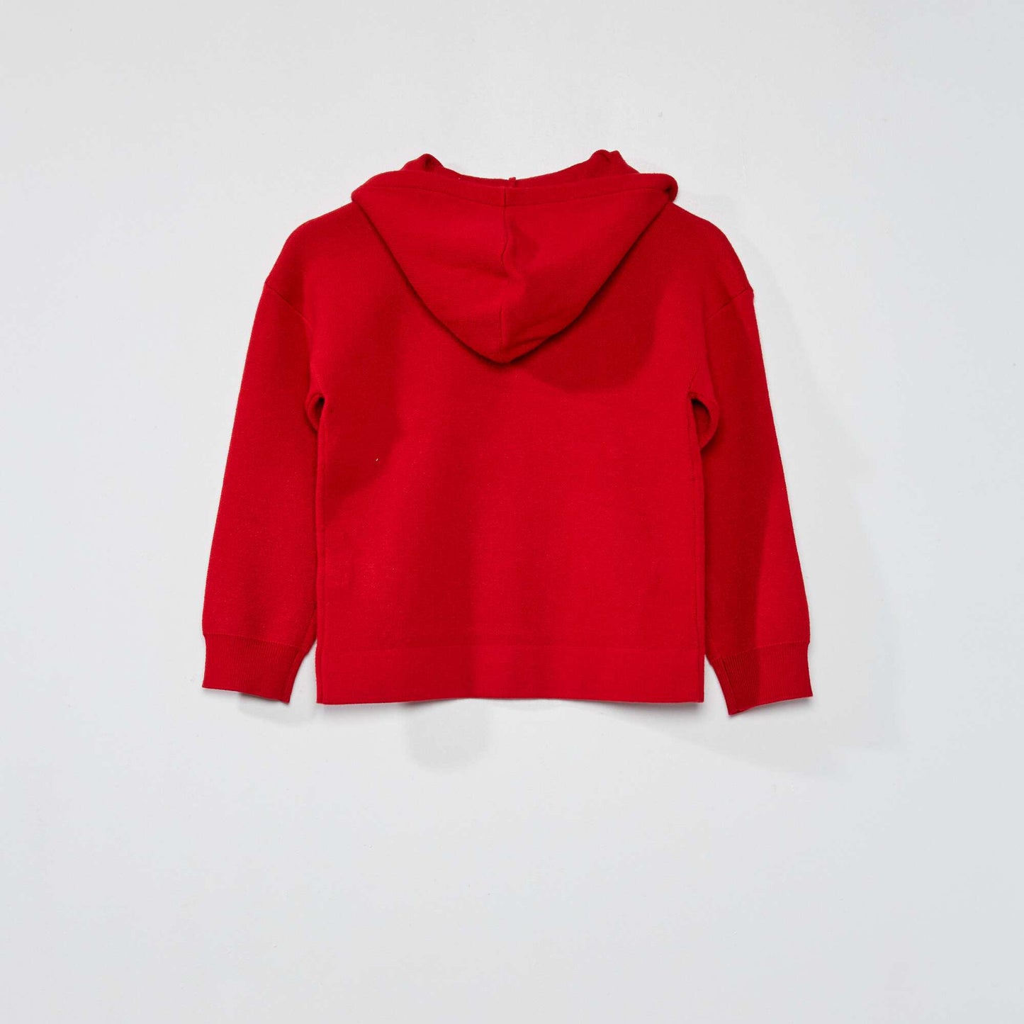 Sweat capuche doux Rouge