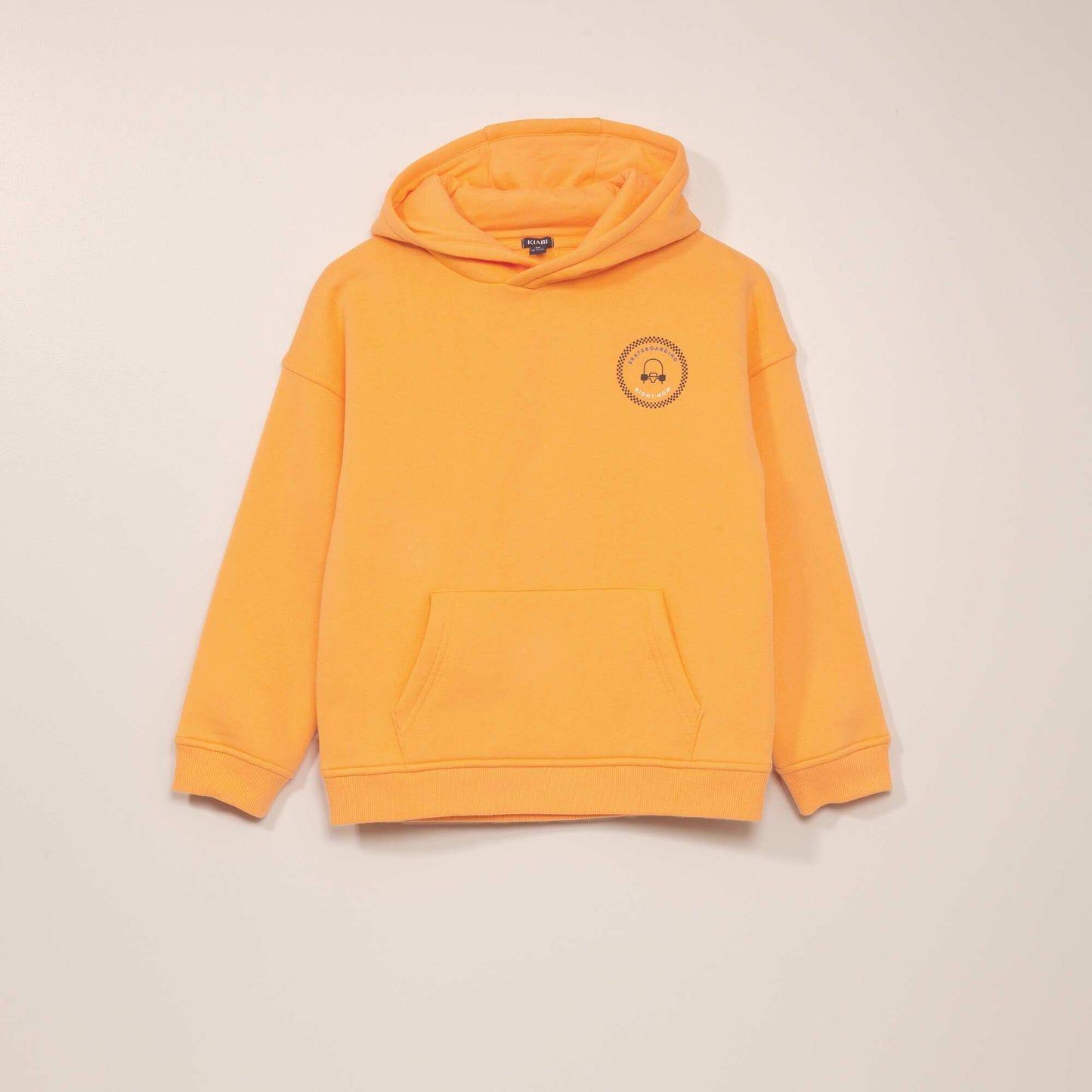 Sweat capuche en molleton Orange