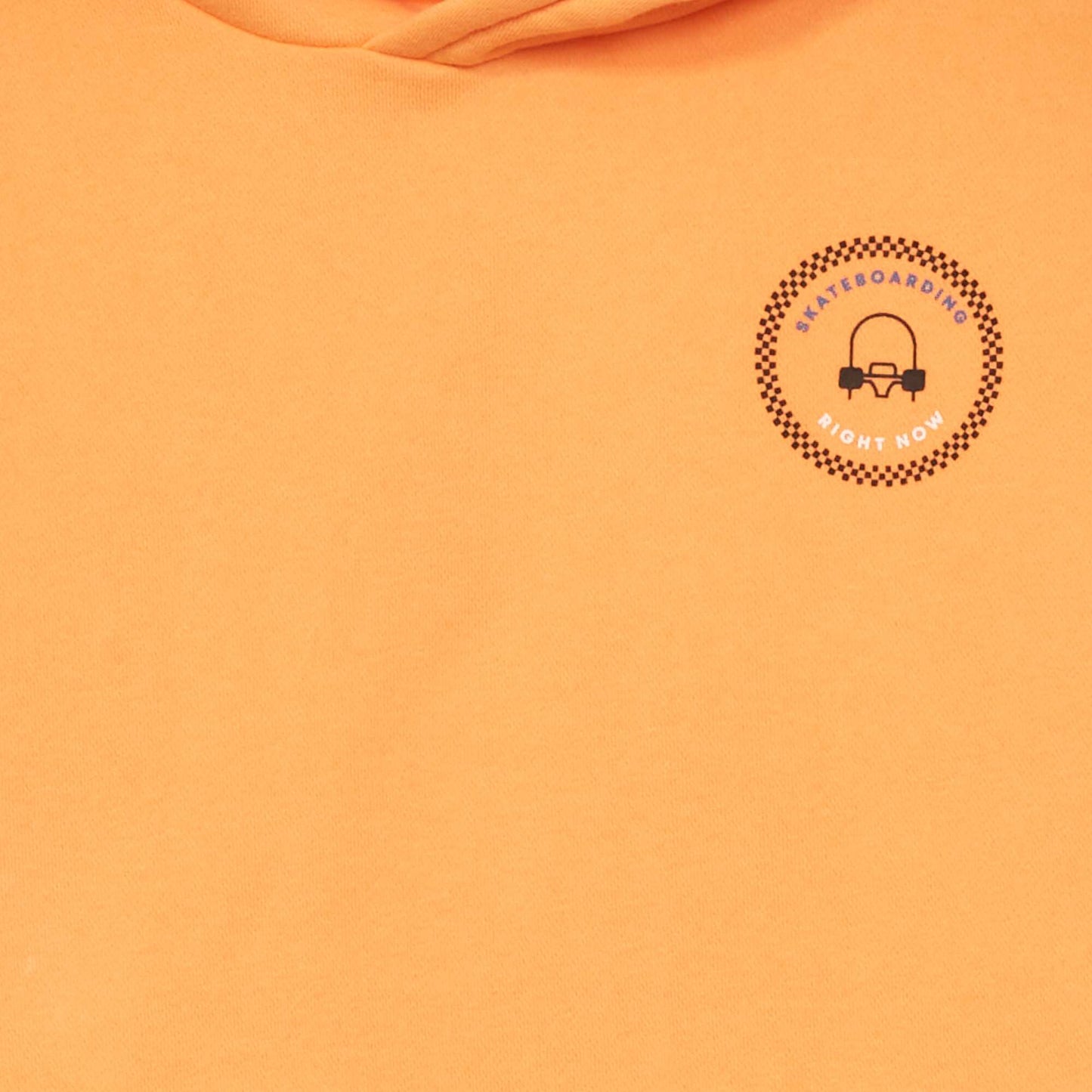 Sweat capuche en molleton Orange