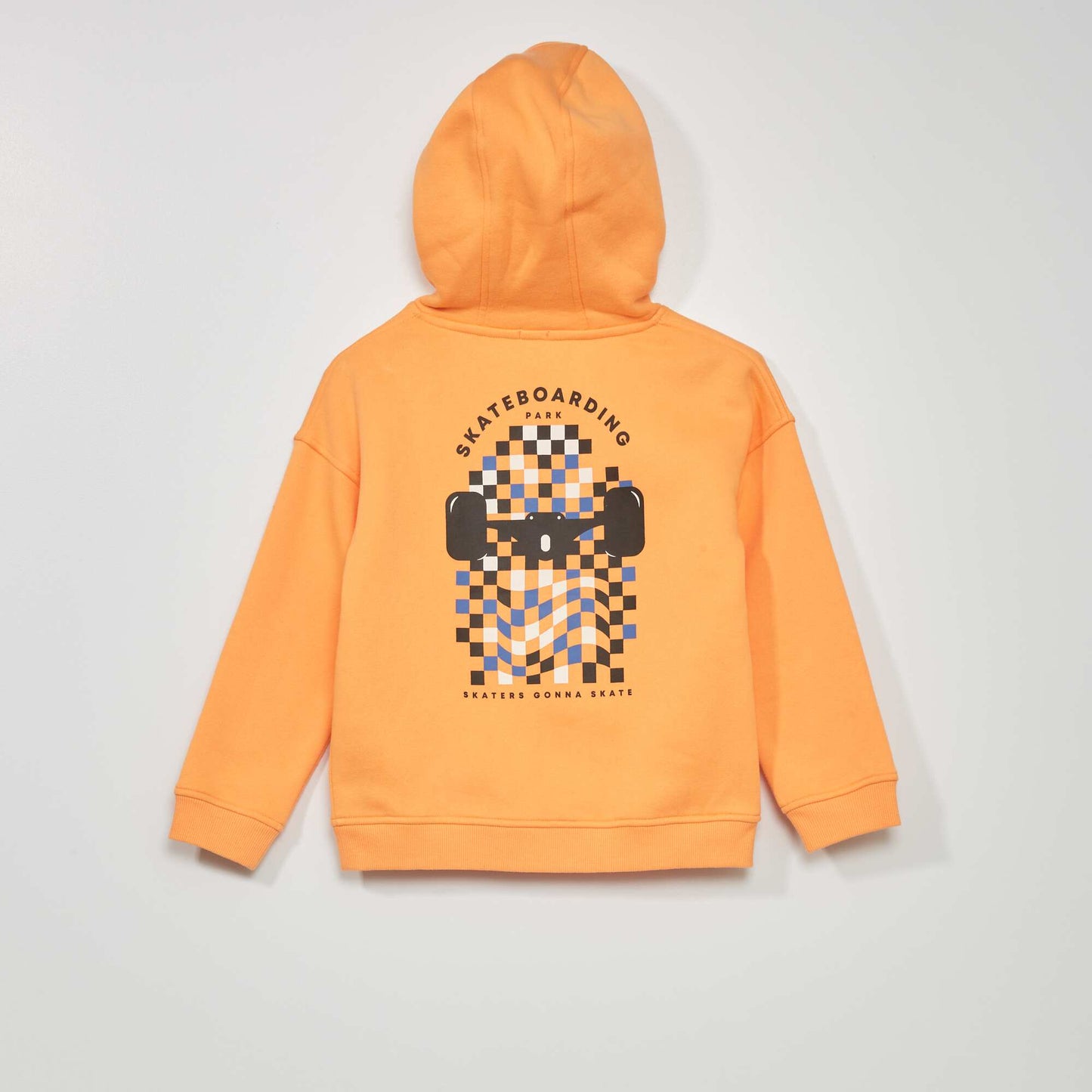 Sweat capuche en molleton Orange